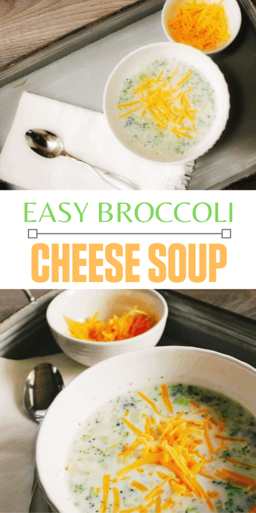 Easy Broccoli Cheese Soup - Organized Island