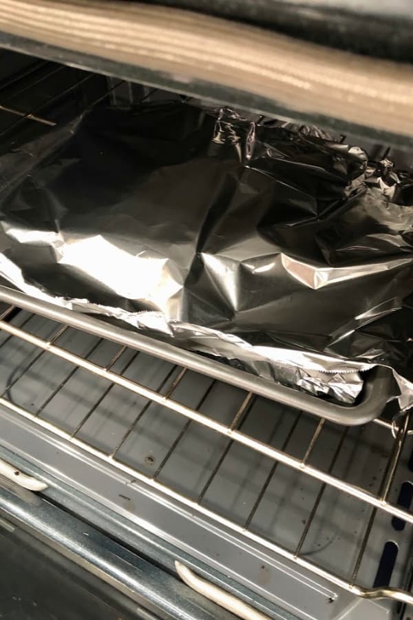 fish in oven with foil
