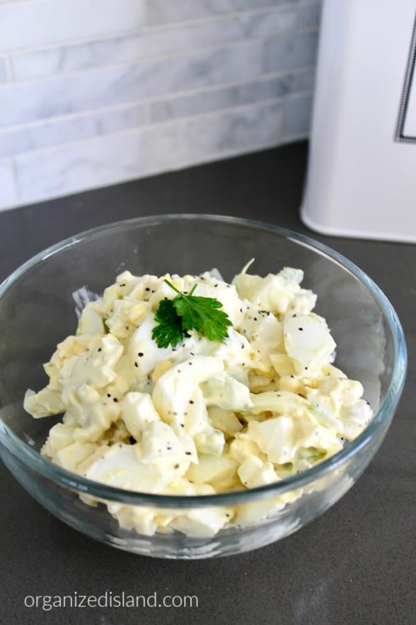 egg salad from a classic egg salad recipe