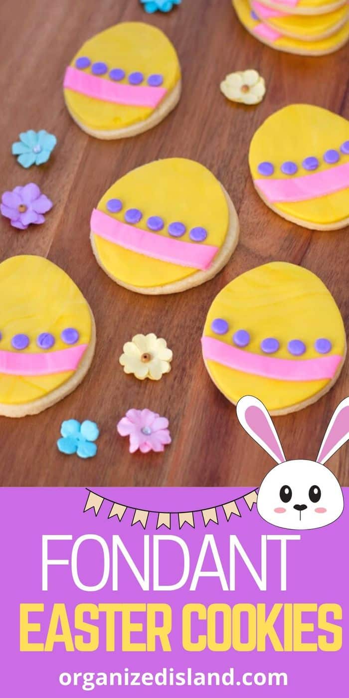 Fondant Easter Cookies