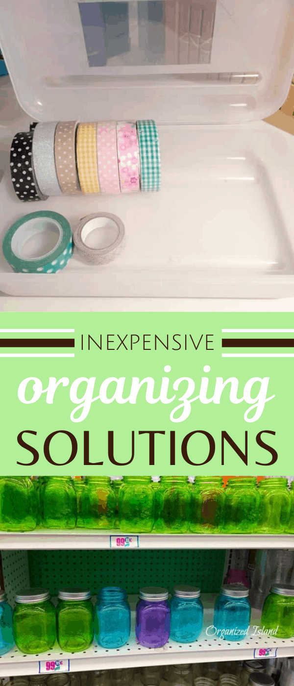 Inexpensive Organizing Solutions