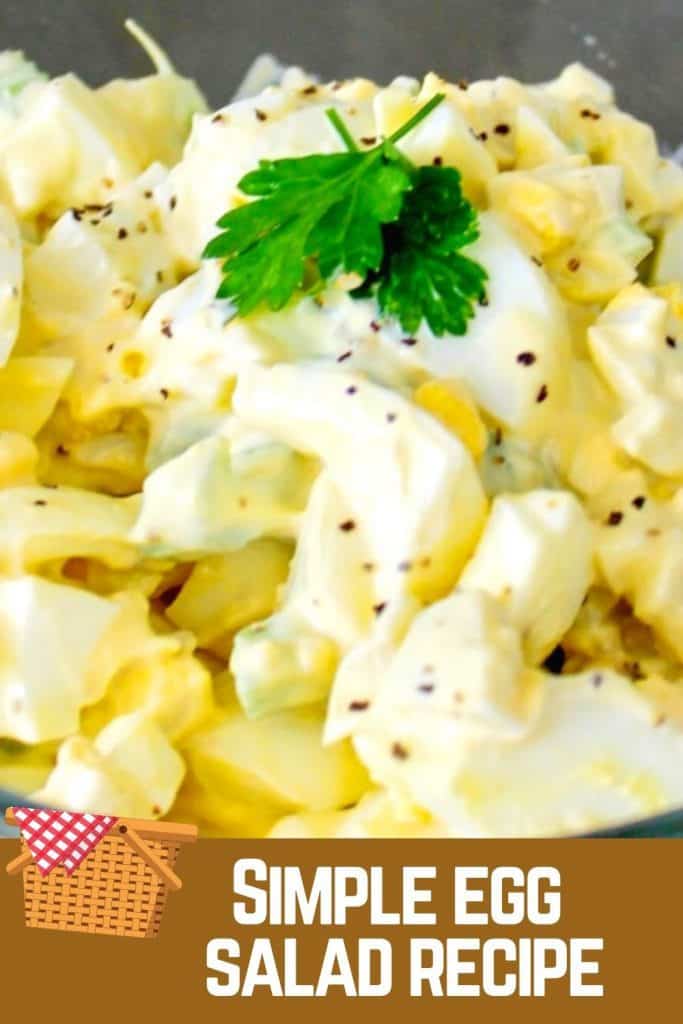 egg salad with mayonnaise