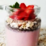 Oatmeal and Strawberry smoothie