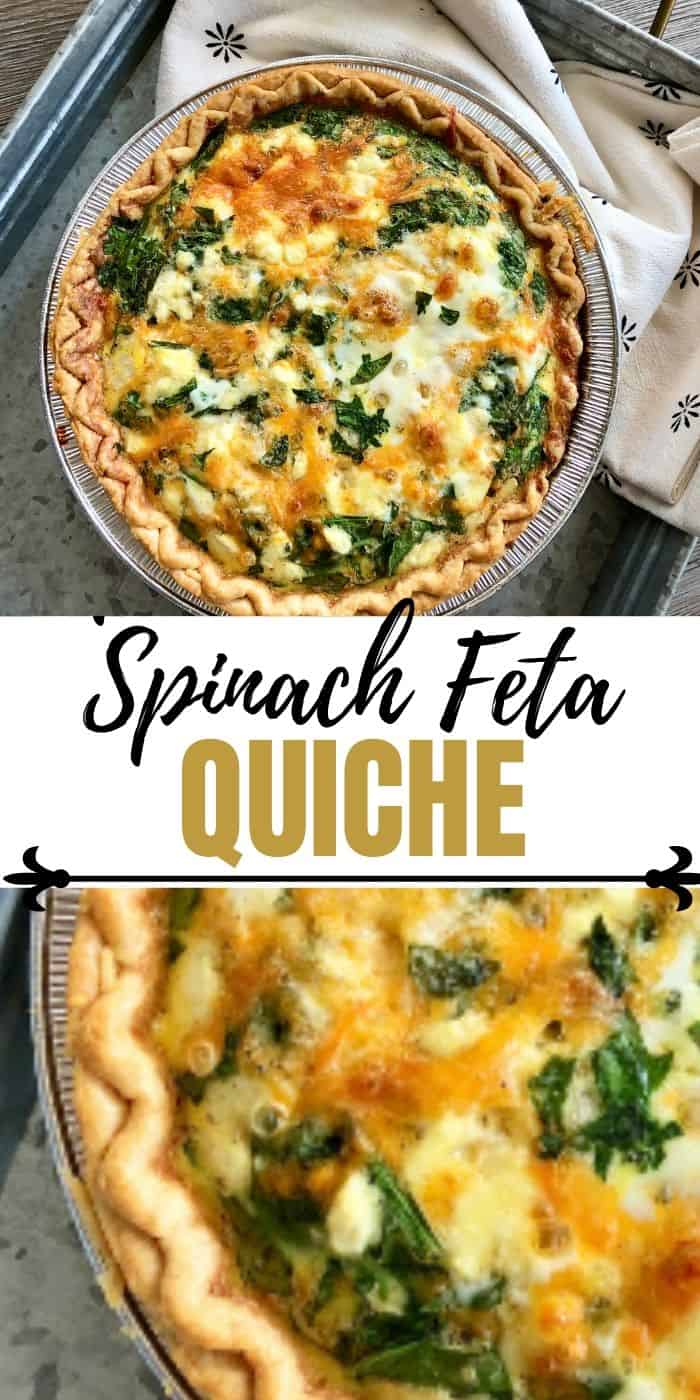 Spinach Feta Quiche