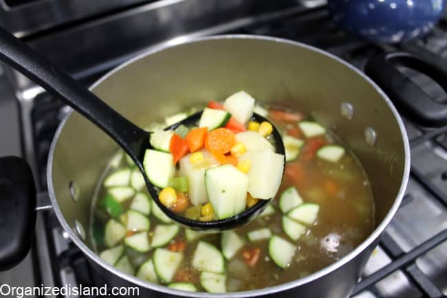 vegetable soup with knorr
