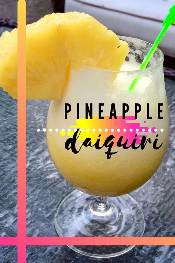 Simple Pineapple Daiquiri Recipe