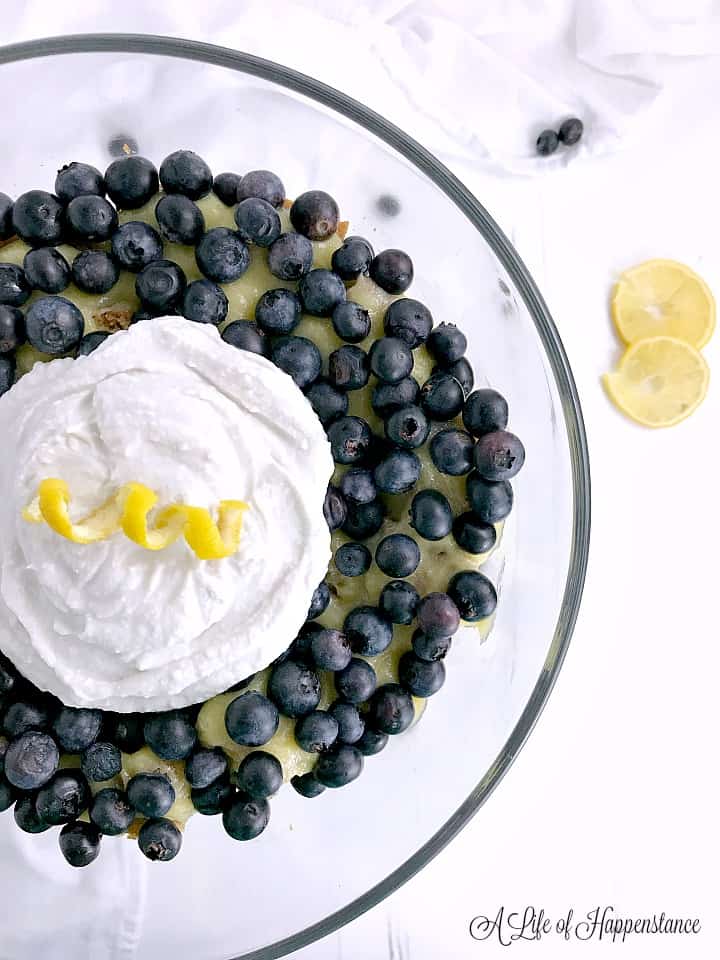 30+ Amazing Brunch Recipes with Fresh Fruit - Blueberry Lemon Trifle
