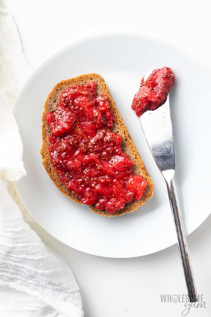 30+ Amazing Brunch Recipes with Fresh Fruit - Sugar Free Strawberry Chia Jam