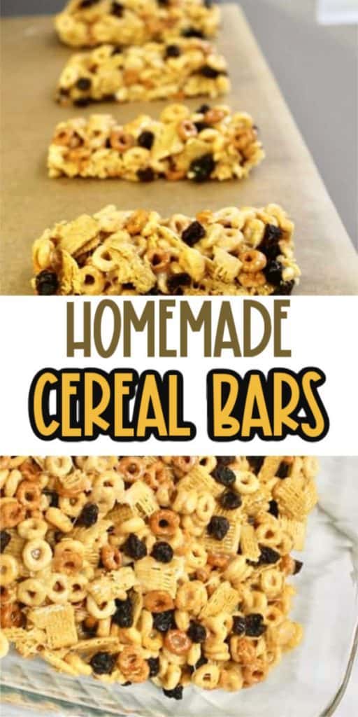 HOMEMADE CEREAL BARS