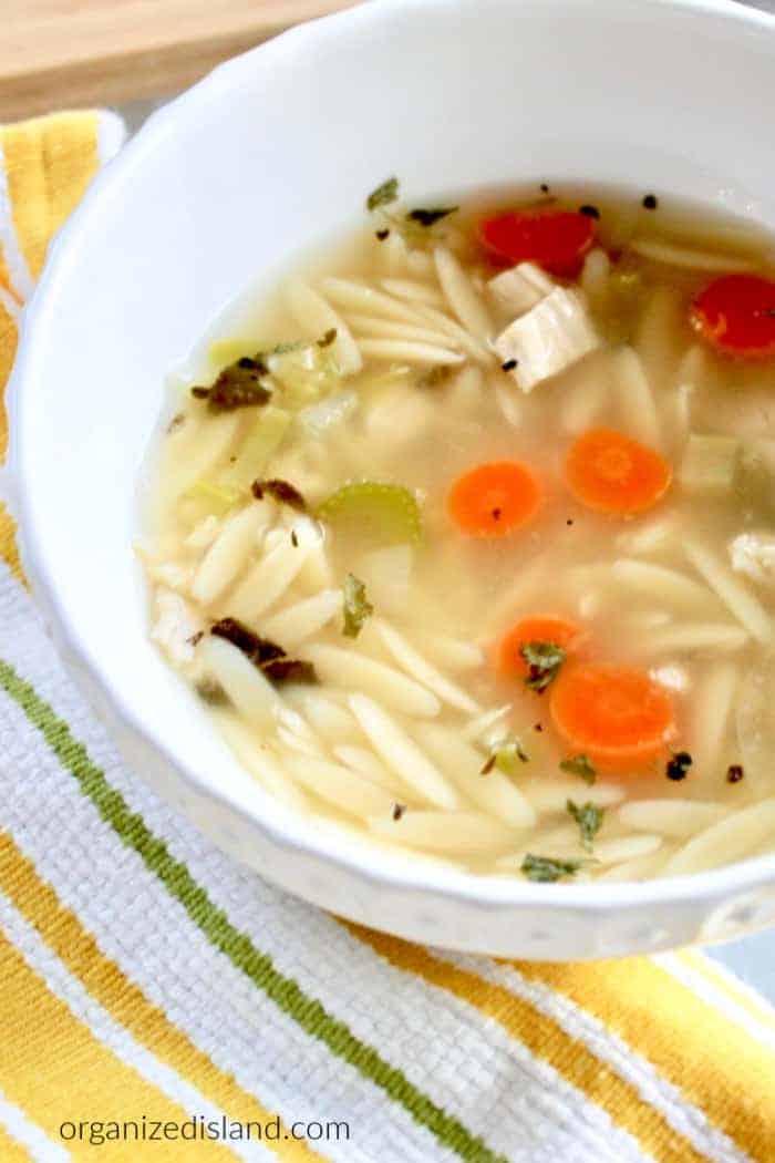 Chicken Orzo soup recipe