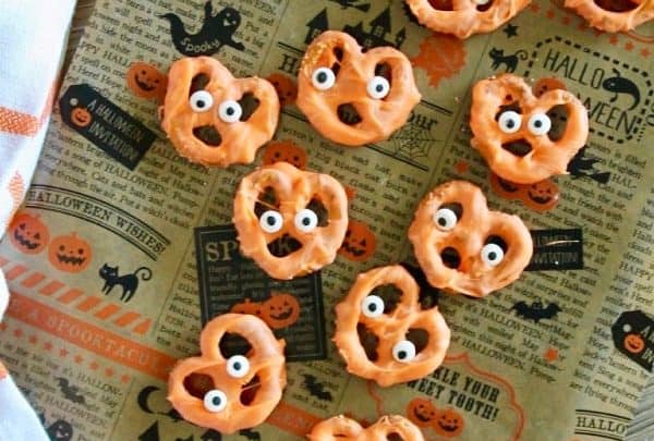 halloween candied pretzels