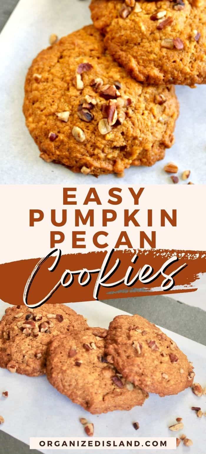 Pumpkin Pecan Cookies