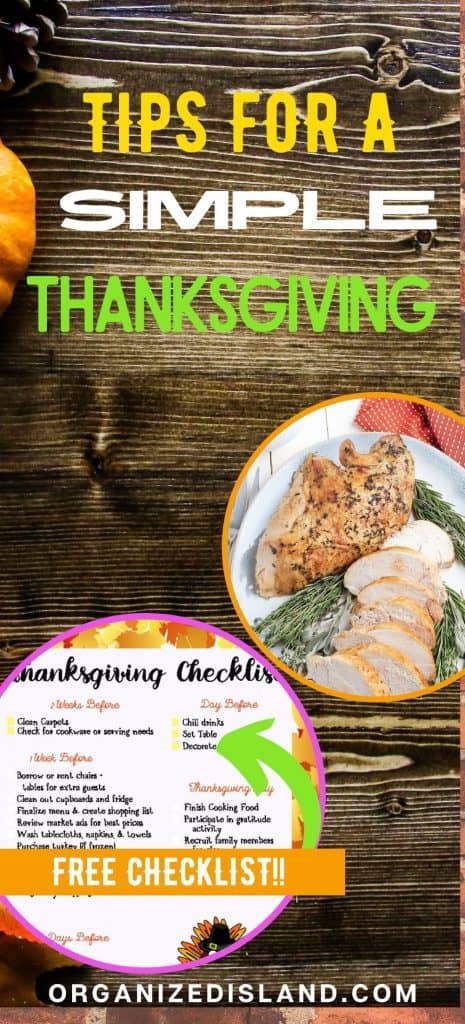 Planning Tips for Simple Thanksgiv