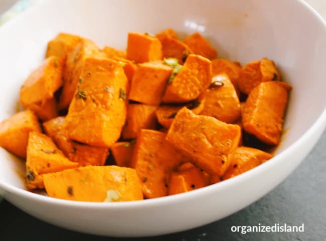 sweet potatoes for Thanksgiving