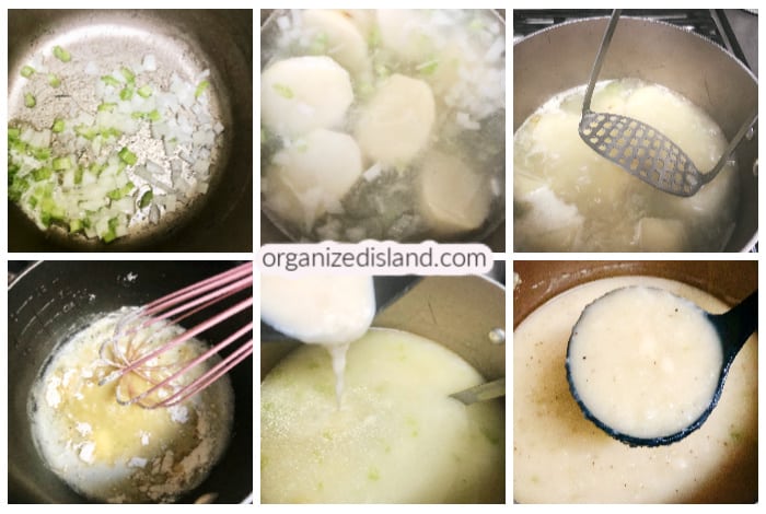 How to make loaded baked potato soup