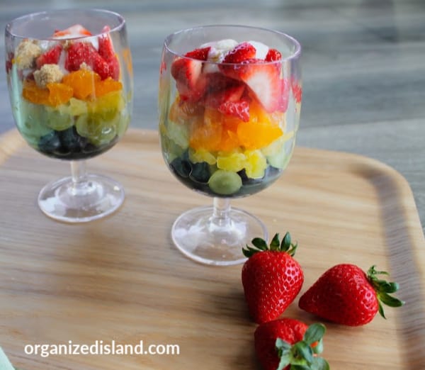 Rainbow Fruit Dessert idea