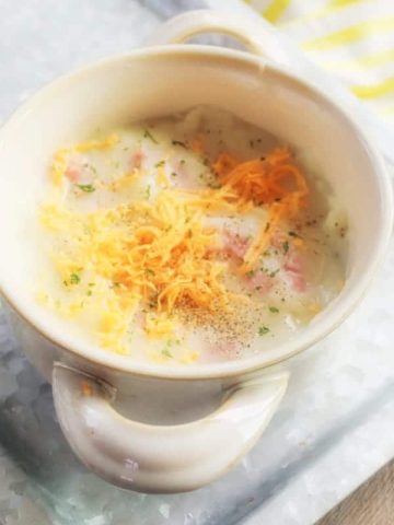 Cheesy Ham Potato Soup Recipe
