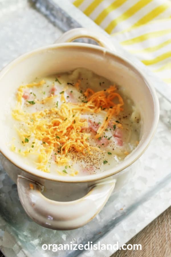 Cheesy Ham Potato Soup