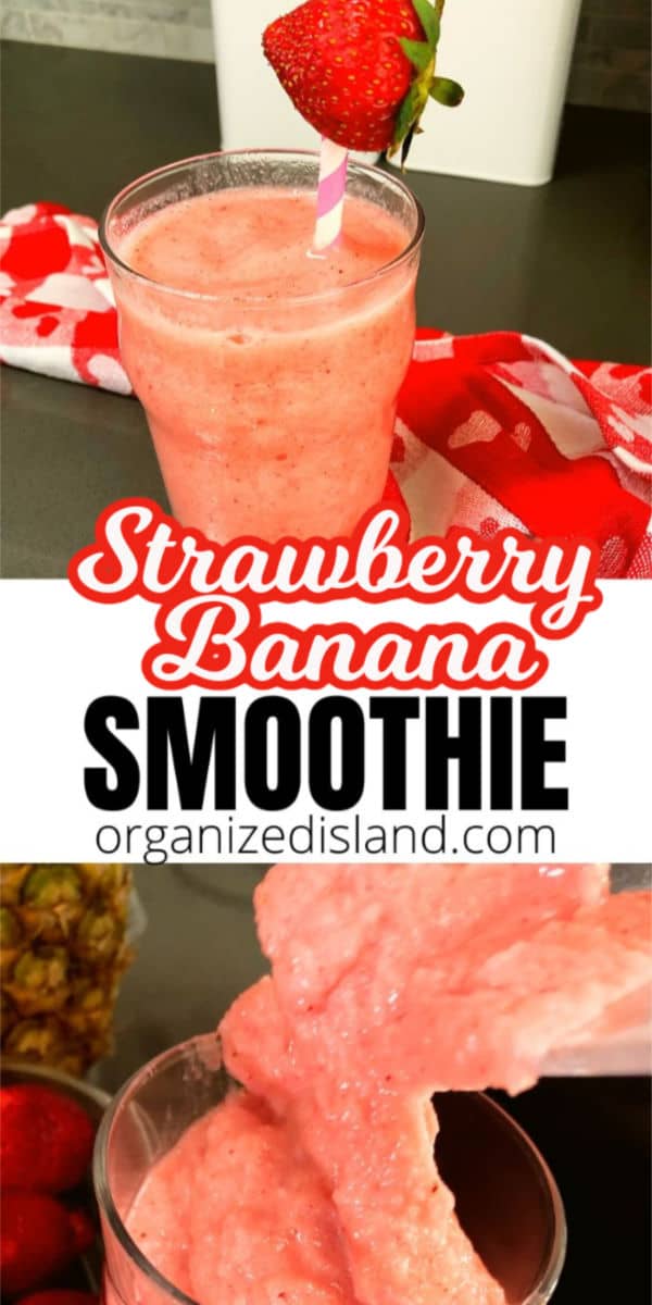 Healthy Strawberry Banana Smoothie