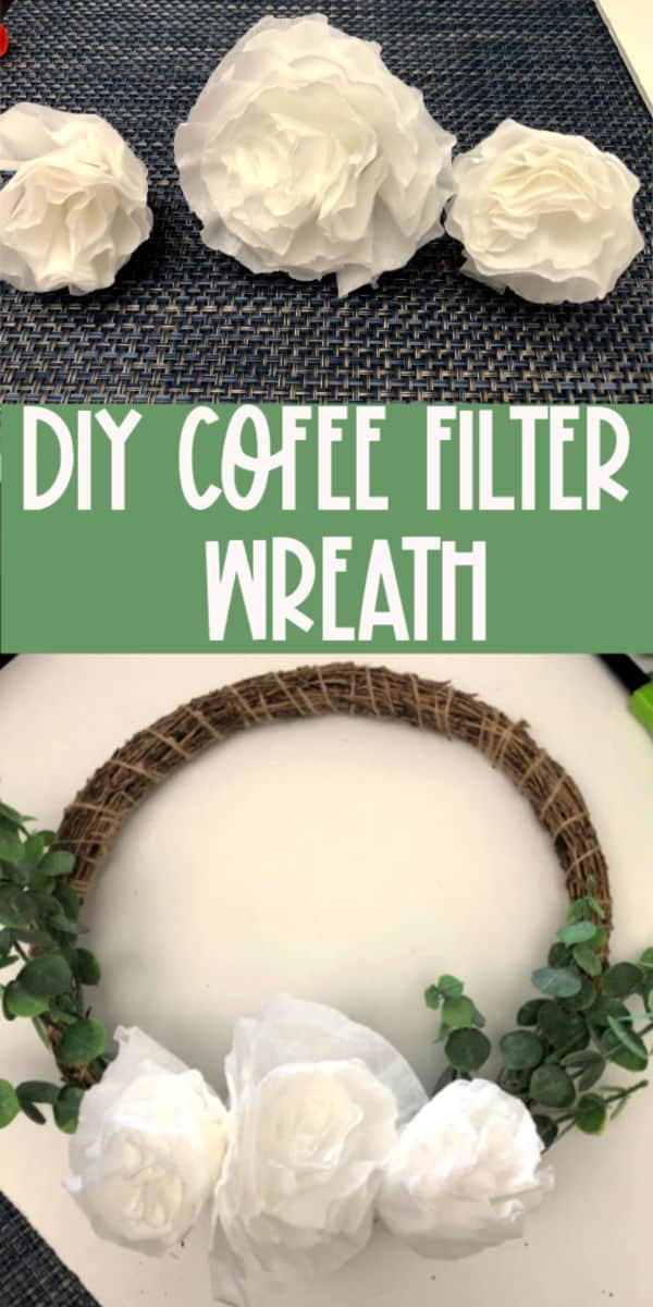 DIY Coffee Filter Wreath