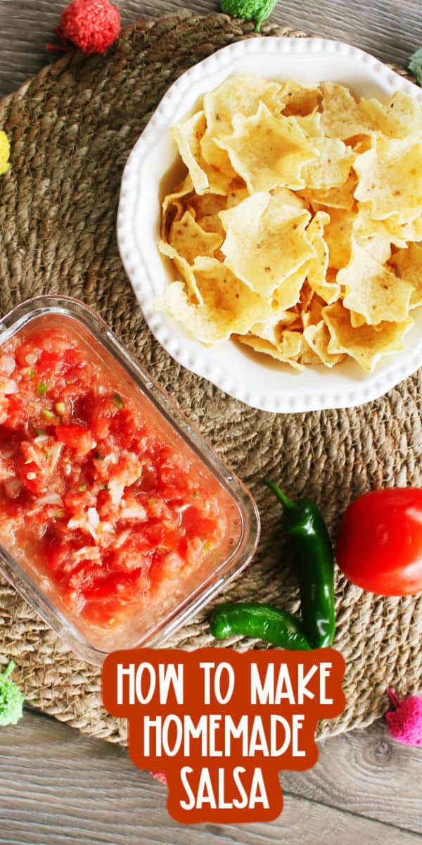 Salsa from an easy recipe