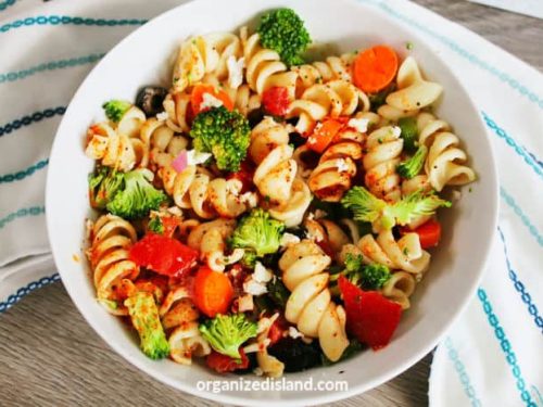 Salad Supreme Pasta Salad Recipe (with McCormick Seasoning) in 2023  Salad  supreme pasta salad, Classic pasta salad, Italian pasta salad recipe