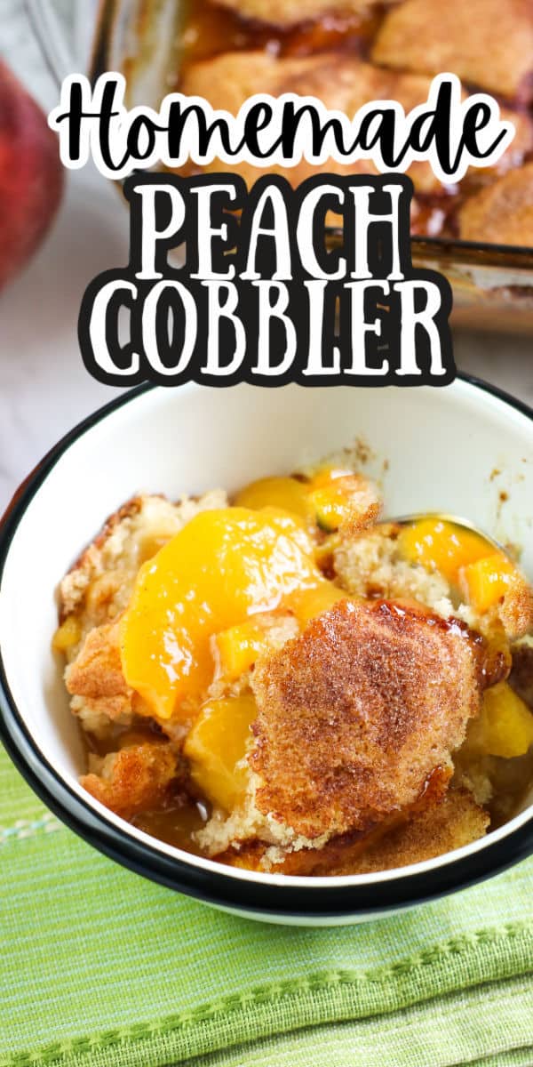 Homemade Peach Cobbler Recipe