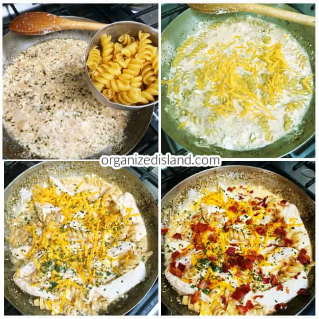 How to make Ranch chicken pasta