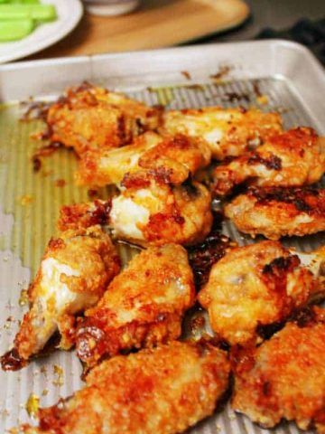 Oven Baked Hot Wings
