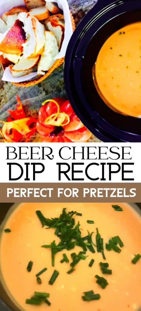Beer Cheese Dip for pretzels