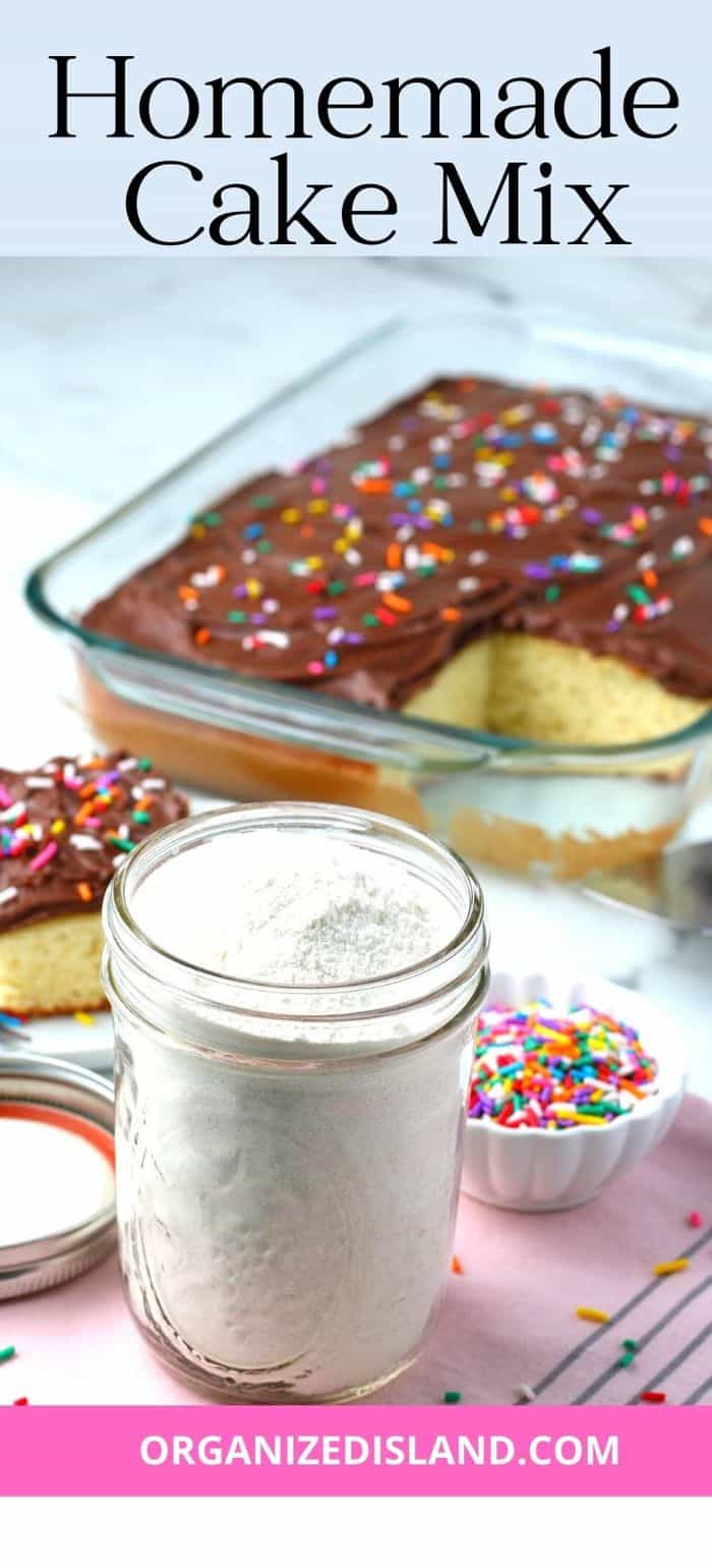 Homemade Cake mix Recipe