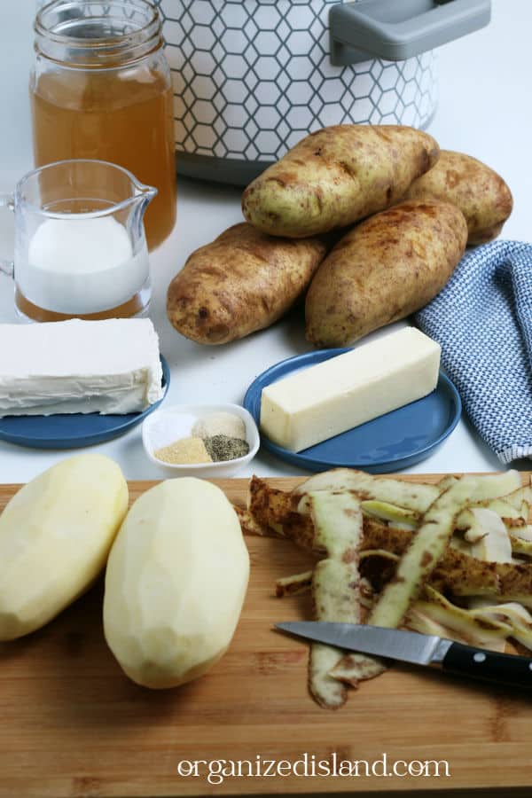 Crockpot Mashed Potatoes ingredients