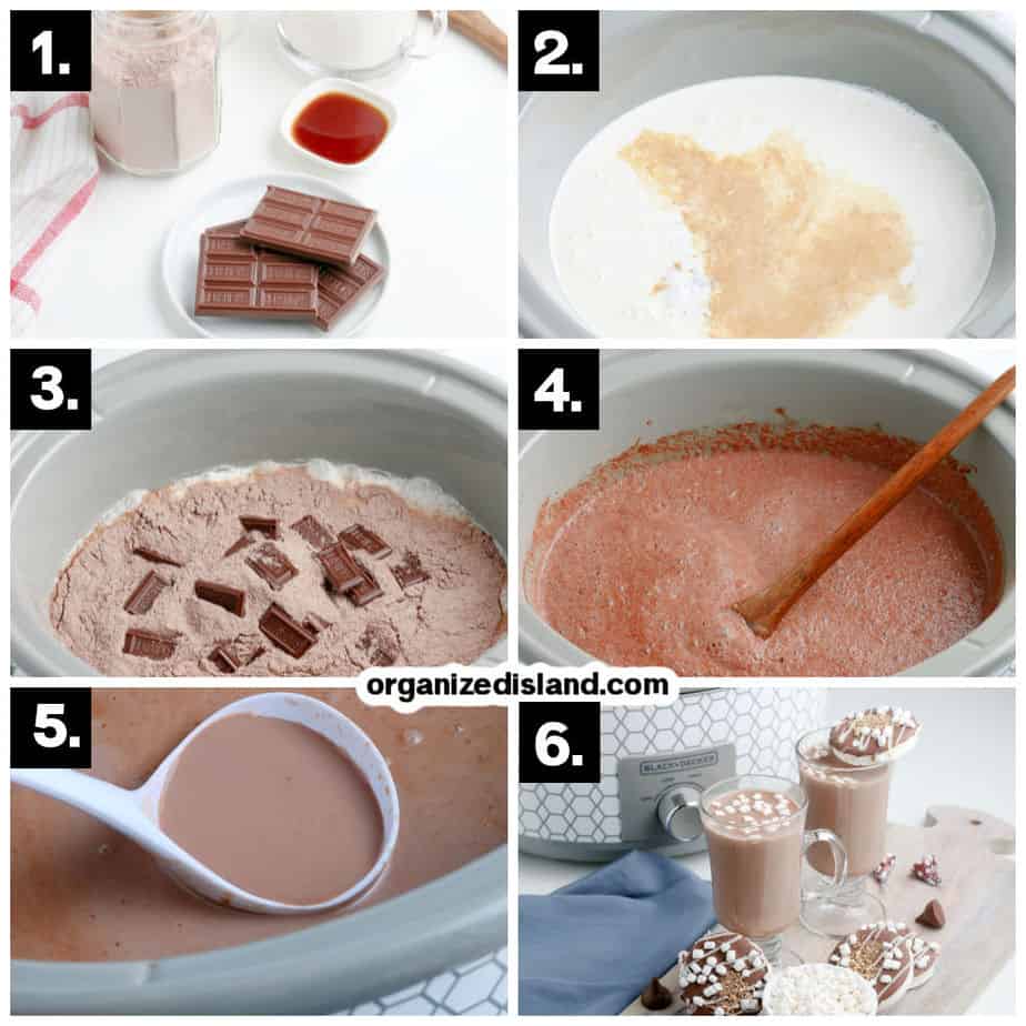 How to Make Slow Cooker Hot chocolate