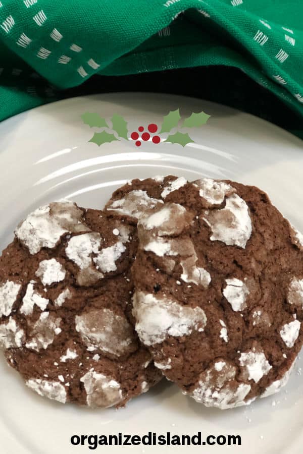 Soft Chocolate Crinkle Cookies
