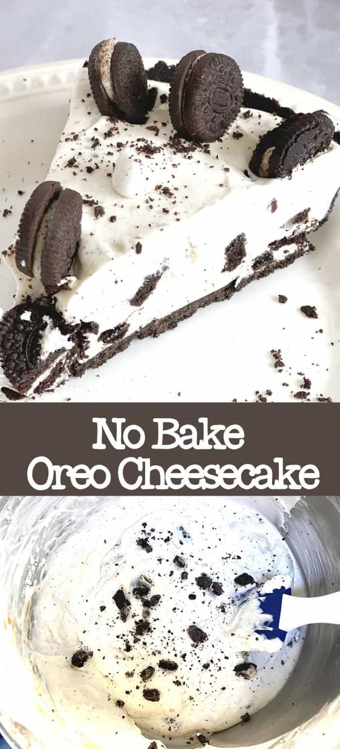 No Bake Oreo Cheesecake (