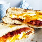 Egg Bacon Breakfast Sandwich