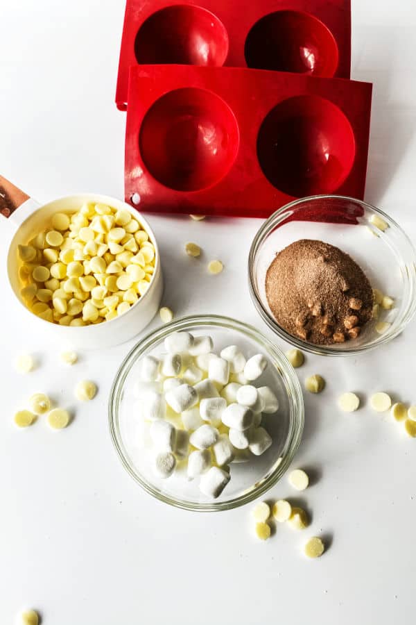 white chocolate cocoa bombs ingredients