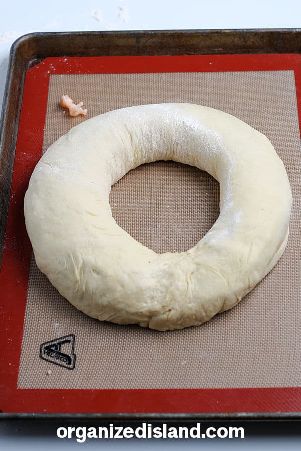 King Cake Recipe Roll dough