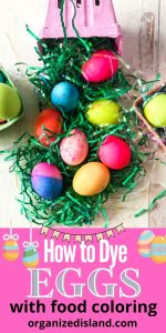 How to Dye Eggs with Food Coloring