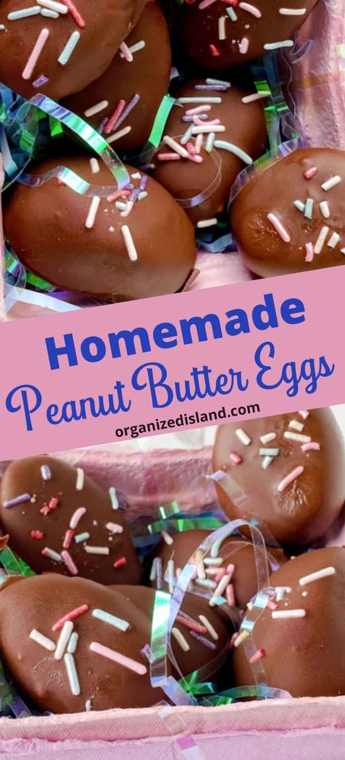 Homemade Peanut Butter Eggs.