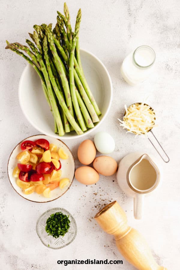 Asparagus Quiche Ingredients