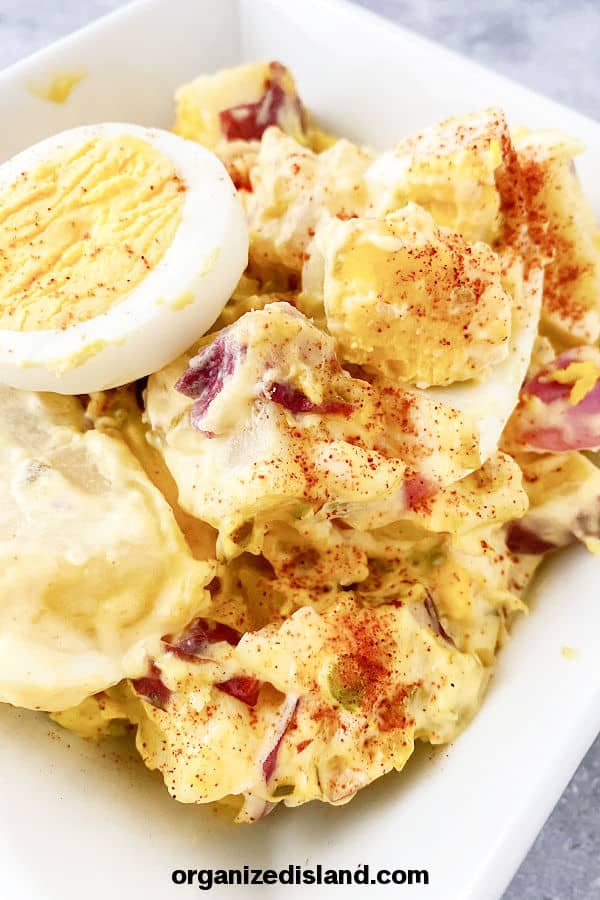 Easy Potato Salad Recipe with egg