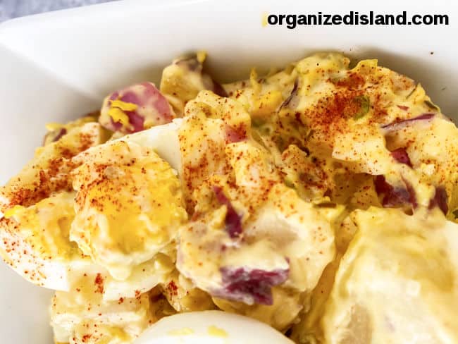 easy Potato Salad Recipe with egg