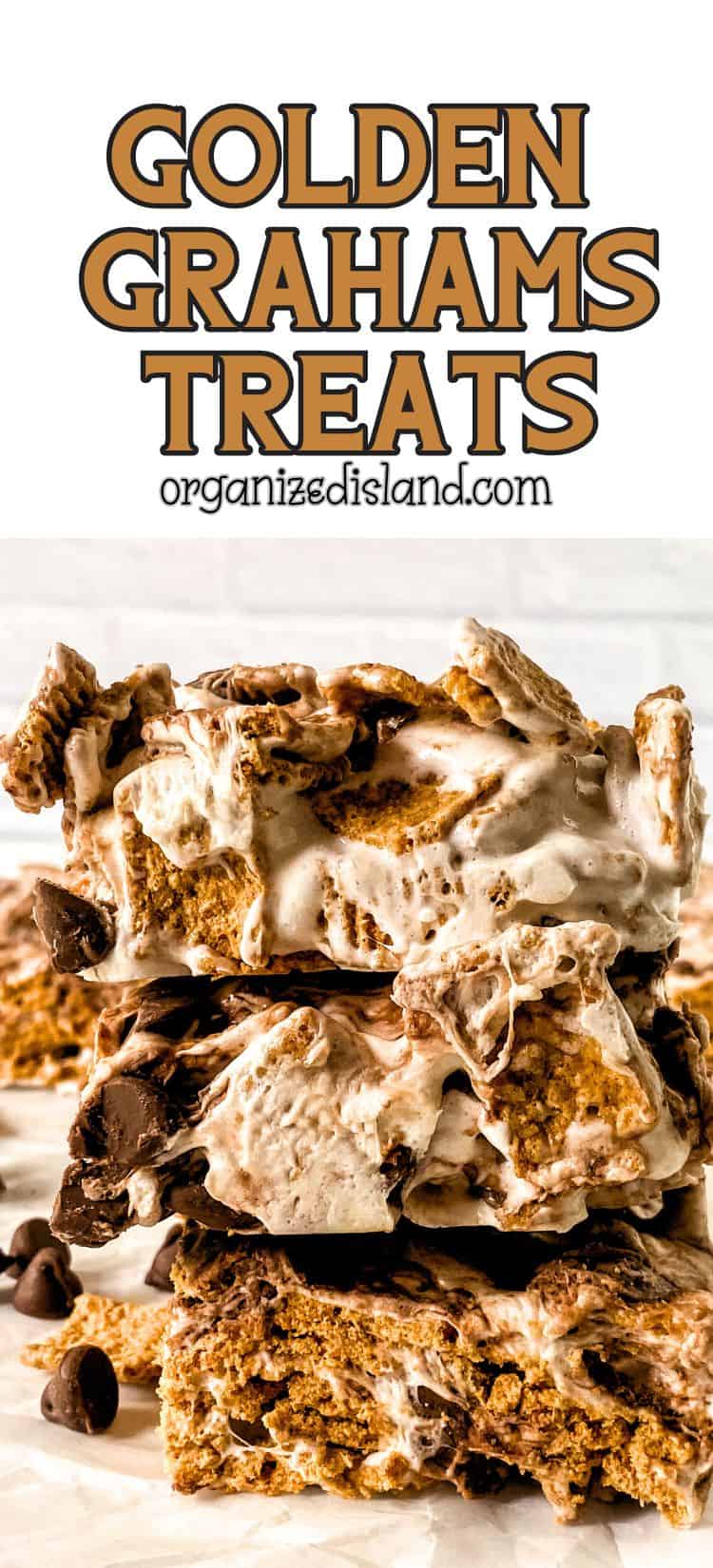 Smores Golden Grahams Treats - Organized Island