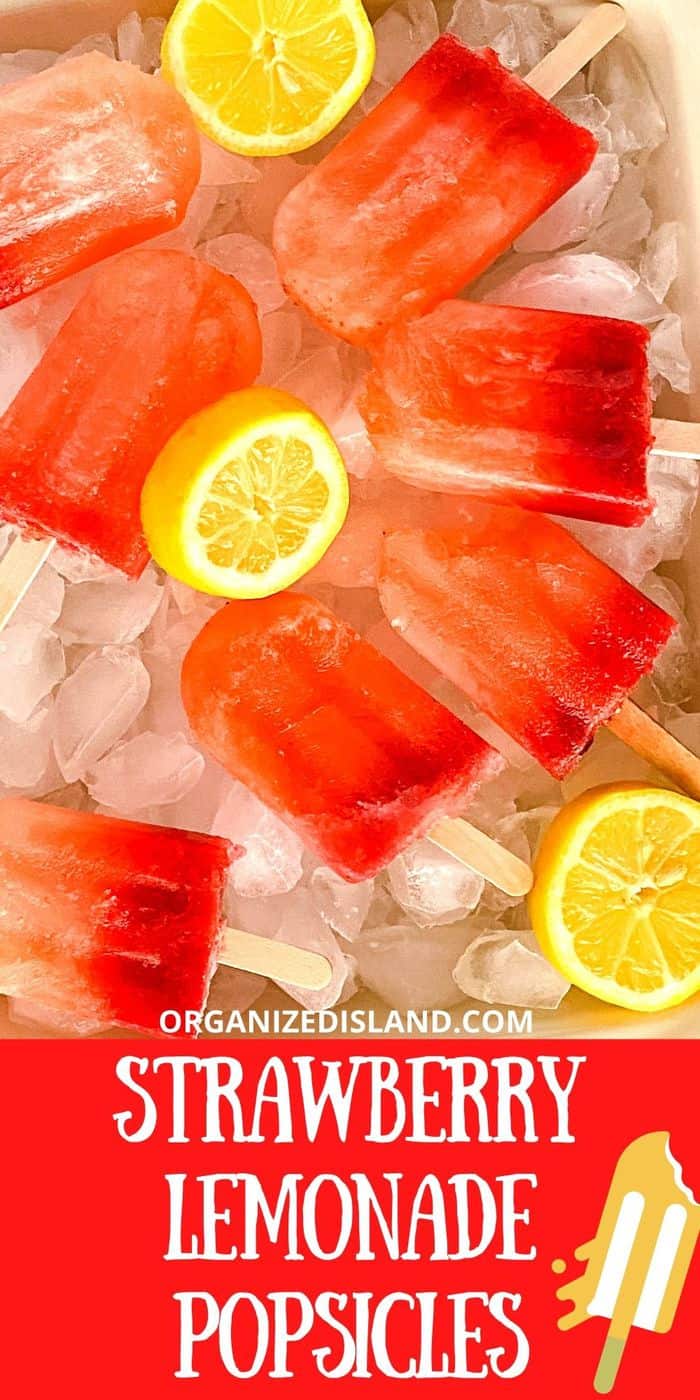 Strawberry Lemonade Popsicles Recipe