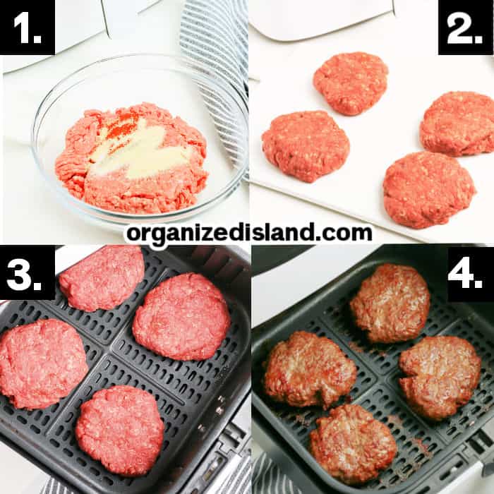 How to Make Air Fryer Hamburgers