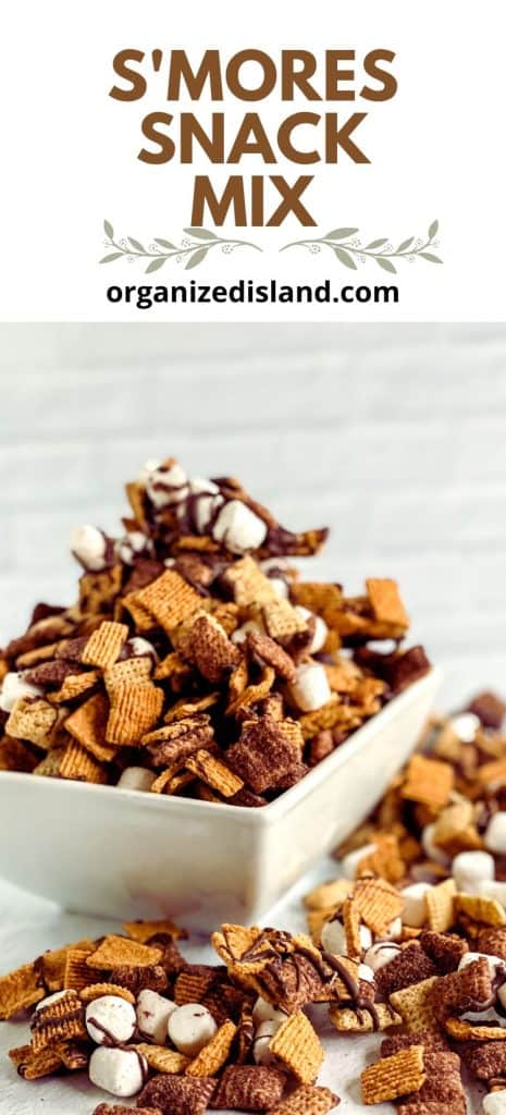 S'mores Snack Mix in bowl.