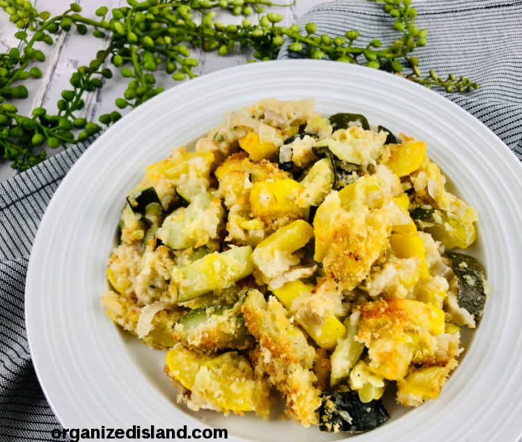 Baked Zucchini and Squash