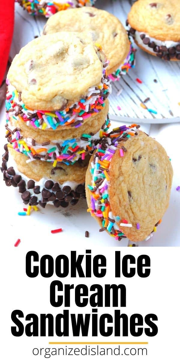 Cookie Ice Cream Sandwiches