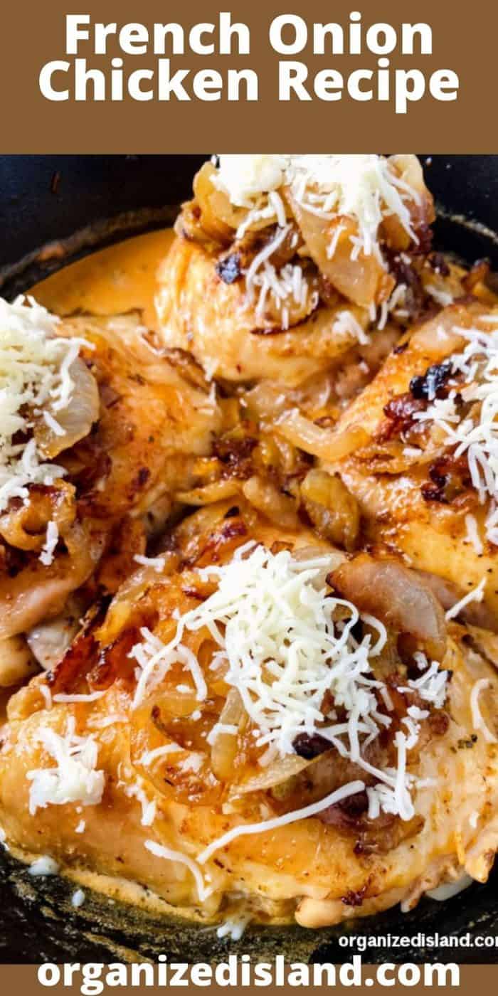 Easy French Onion Chicken Recipe; Chicken and Onions